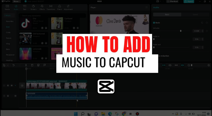 How to Add Music To Capcut